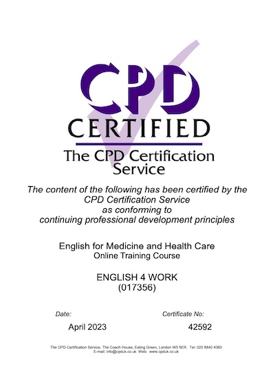 Medical English Certification