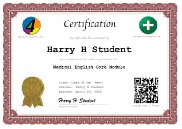 Sample Certificate